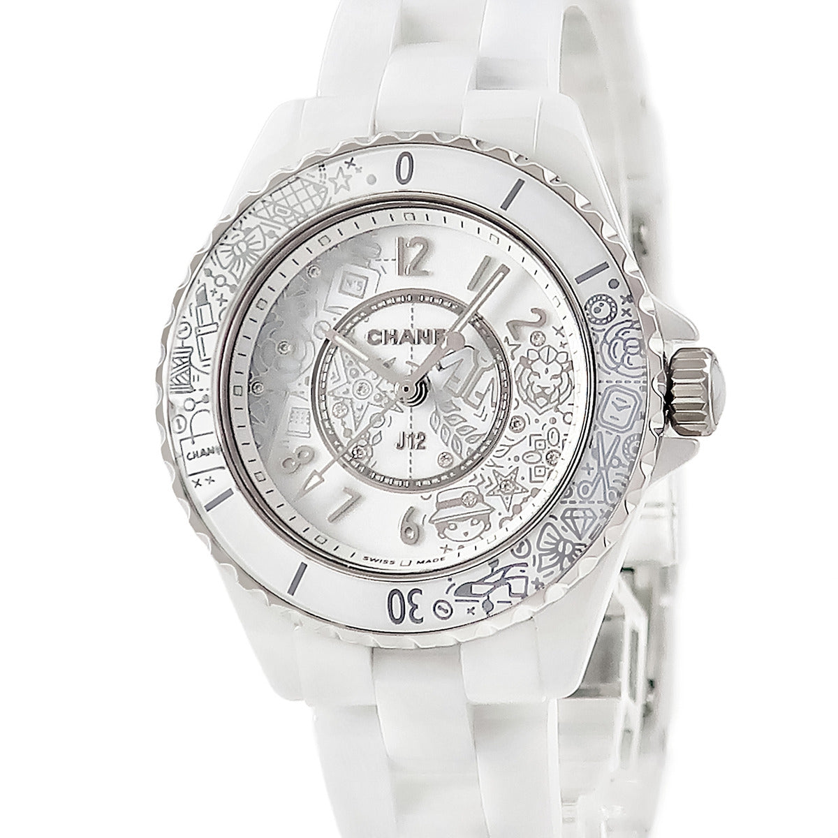 CHANEL シャネル マトラッセ 腕時計 シルバー 美品 1237 シャネル