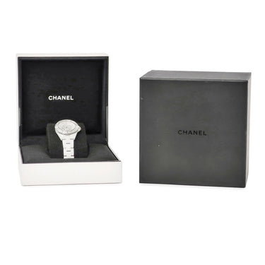 腕時計 シャネル CHANEL J12 20 H6477 クオーツ レディース 純正ダイヤ 白 20周年記念 限定 ラウンド