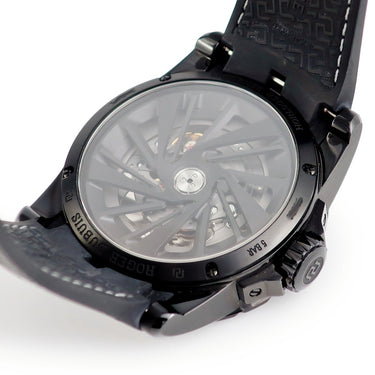 腕時計 ロジェデュブイ ROGER DUBUIS エクスカリバー 45 オートマティック ヨシダスペシャル DBEX0713 自動巻き メンズ 黒 限定15本