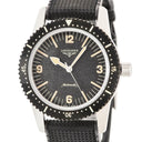 腕時計 ロンジン LONGINES ヘリテージ スキンダイバー L2.822.4 自動巻き メンズ ブラック アラビア バー 夜光 復刻