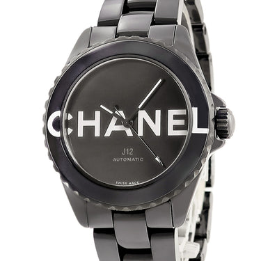 腕時計 シャネル CHANEL J12 ウォンテッド ドゥ シャネル H7418 自動巻き メンズ ブラック 数量限定 CHANELビッグロゴ