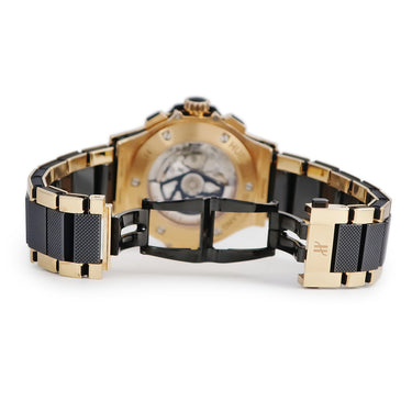 腕時計 ウブロ HUBLOT ビッグバン ゴールド セラミック 301.PB.131.PB 自動巻き メンズ K18RG無垢 クロノグラフ ブラック