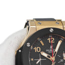 腕時計 ウブロ HUBLOT ビッグバン ゴールド セラミック 301.PB.131.PB 自動巻き メンズ K18RG無垢 クロノグラフ ブラック