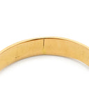 ノンブランド NON BRAND 印台リング イエローゴールド K18YG リング 指輪 スクエア 長角 18K 750YG 14.5号