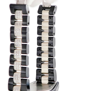 腕時計 シャネル CHANEL J12 42mm オートマティック H7418 自動巻き メンズ OH済 ブラック ダイヤ バゲットカット セラミック