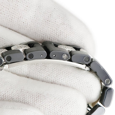 腕時計 シャネル CHANEL J12 42mm オートマティック H7418 自動巻き メンズ OH済 ブラック ダイヤ バゲットカット セラミック