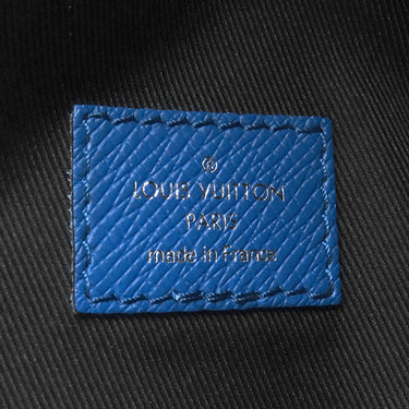 ルイヴィトン LOUIS VUITTON デュオ スリングバッグ M31075 アガベ モノグラムキャンバス タイガ タイガラマ ボディバッグ シルバー金具 青 クロスボディ