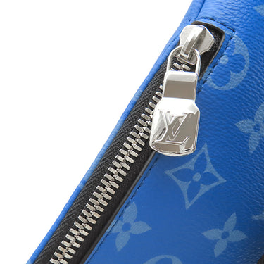 ルイヴィトン LOUIS VUITTON デュオ スリングバッグ M31075 アガベ モノグラムキャンバス タイガ タイガラマ ボディバッグ シルバー金具 青 クロスボディ