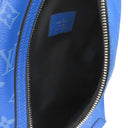 ルイヴィトン LOUIS VUITTON デュオ スリングバッグ M31075 アガベ モノグラムキャンバス タイガ タイガラマ ボディバッグ シルバー金具 青 クロスボディ