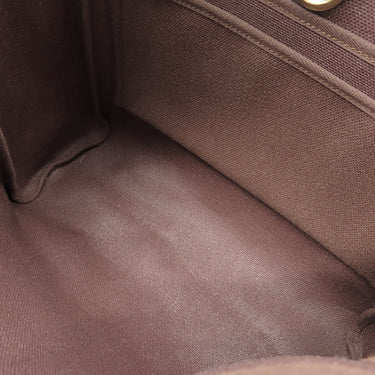 エルメス HERMES エールバッグPM 31 ナチュラル×ブラウン トワルアッシュ トワルミリタリー ヴァッシュハンター 2WAYバッグ シルバー金具 茶