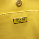 プラダ PRADA クレオ 1BC499 イエロー レザー ブラッシュドレザー ショルダーバッグ シルバー金具 黄色 SPAZZOLATO
