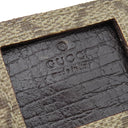 グッチ GUCCI GG ipod ケース ベージュ×エボニー GGスプリームキャンバス 小物 シェリーライン パスケース ネックストラップ