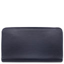 ルイヴィトン LOUIS VUITTON ジッピー オーガナイザーNM M60035 ブルーマリーヌ エピレザー 長財布 シルバー金具 紺 ネイビー