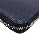 ルイヴィトン LOUIS VUITTON ジッピー オーガナイザーNM M60035 ブルーマリーヌ エピレザー 長財布 シルバー金具 紺 ネイビー