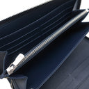 ルイヴィトン LOUIS VUITTON ジッピー オーガナイザーNM M60035 ブルーマリーヌ エピレザー 長財布 シルバー金具 紺 ネイビー