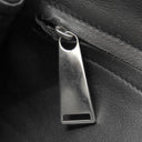ボッテガヴェネタ BOTTEGA VENETA イントレチャート クラッチバッグ 630233 ブラック レザー セカンドバッグ シルバー金具 クラッチバッグ ドキュメントホルダー