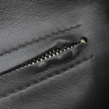 ボッテガヴェネタ BOTTEGA VENETA イントレチャート クラッチバッグ 630233 ブラック レザー セカンドバッグ シルバー金具 クラッチバッグ ドキュメントホルダー