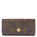 ルイヴィトン LOUIS VUITTON ミュルティクレ 4 M69517 モノグラム モノグラムキャンバス キーケース ゴールド金具 茶 鍵入れ 4連 4本