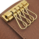 ルイヴィトン LOUIS VUITTON ミュルティクレ 4 M69517 モノグラム モノグラムキャンバス キーケース ゴールド金具 茶 鍵入れ 4連 4本