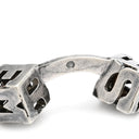 エルメス HERMES ロゴ キューブ カフス シルバー シルバー925 カフス SV925