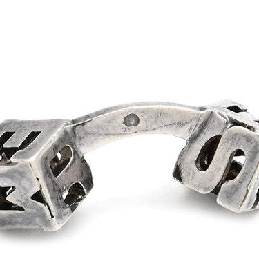 エルメス HERMES ロゴ キューブ カフス シルバー シルバー925 カフス SV925