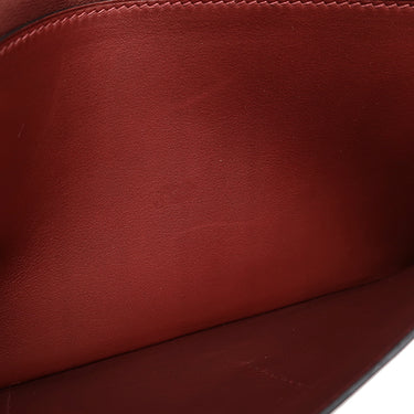 エルメス HERMES ドゴンデュオ ドゴンGM ルージュアッシュ ヴォーガリバー 長財布 ゴールド金具 赤