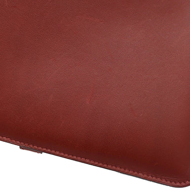 エルメス HERMES ドゴンデュオ ドゴンGM ルージュアッシュ ヴォーガリバー 長財布 ゴールド金具 赤