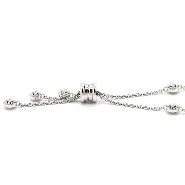 ブルガリ BVLGARI ビーゼロワン エレメントネックレス ダイヤモンド ホワイトゴールド K18WG ダイヤモンド ネックレス B-zero1 750WG ダイヤ 10P 10粒