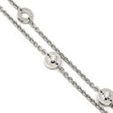 ブルガリ BVLGARI ビーゼロワン エレメントネックレス ダイヤモンド ホワイトゴールド K18WG ダイヤモンド ネックレス B-zero1 750WG ダイヤ 10P 10粒