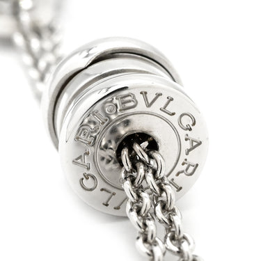 ブルガリ BVLGARI ビーゼロワン エレメントネックレス ダイヤモンド ホワイトゴールド K18WG ダイヤモンド ネックレス B-zero1 750WG ダイヤ 10P 10粒