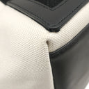 バレンシアガ BALENCIAGA ネイビーカバス M 339936 ナチュラル×ブラック キャンバス レザー トートバッグ アイボリー 黒