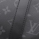 ルイヴィトン LOUIS VUITTON キーポル バンドリエール 35 M46655 モノグラムエクリプス レザー モノグラムエクリプスキャンバス モノグラムエクリプスリバースキャンバス 2WAYバッグ 黒 ショルダー ボストン 旅行