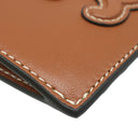 セリーヌ CELINE ジップ付きカードホルダー キュイル トリオンフ 10K583EMJ.04LU タン ラムスキン スムースラムスキン コインケース ゴールド金具 カードケース 小銭入れ