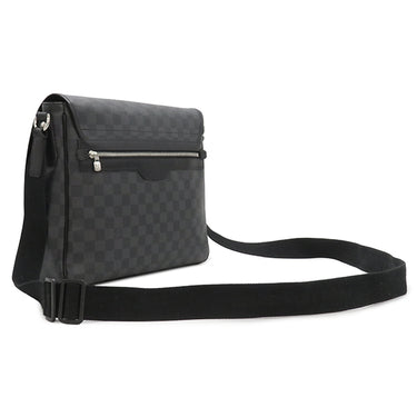 ルイヴィトン LOUIS VUITTON ダニエルMM N58029 ダミエグラフィット ダミエグラフィットキャンバス ショルダーバッグ シルバー金具 黒 グレー