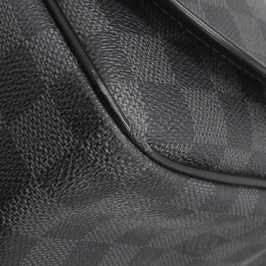 ルイヴィトン LOUIS VUITTON ダニエルMM N58029 ダミエグラフィット ダミエグラフィットキャンバス ショルダーバッグ シルバー金具 黒 グレー