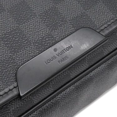 ルイヴィトン LOUIS VUITTON ダニエルMM N58029 ダミエグラフィット ダミエグラフィットキャンバス ショルダーバッグ シルバー金具 黒 グレー