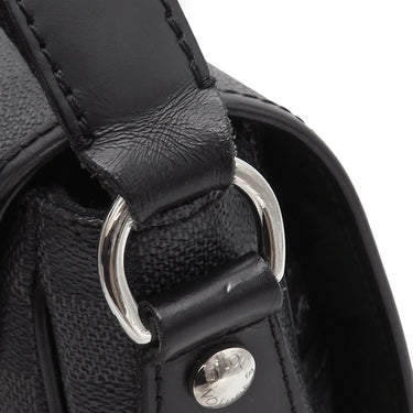 ルイヴィトン LOUIS VUITTON ダニエルMM N58029 ダミエグラフィット ダミエグラフィットキャンバス ショルダーバッグ シルバー金具 黒 グレー