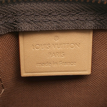 ルイヴィトン LOUIS VUITTON ナノ スピーディ M81085 モノグラム モノグラムキャンバス 2WAYバッグ ゴールド金具 ミニスピーディ ショルダーバッグ ハンドバッグ 茶