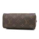 ルイヴィトン LOUIS VUITTON ナノ スピーディ M81085 モノグラム モノグラムキャンバス 2WAYバッグ ゴールド金具 ミニスピーディ ショルダーバッグ ハンドバッグ 茶