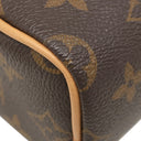 ルイヴィトン LOUIS VUITTON ナノ スピーディ M81085 モノグラム モノグラムキャンバス 2WAYバッグ ゴールド金具 ミニスピーディ ショルダーバッグ ハンドバッグ 茶