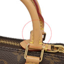 ルイヴィトン LOUIS VUITTON ナノ スピーディ M81085 モノグラム モノグラムキャンバス 2WAYバッグ ゴールド金具 ミニスピーディ ショルダーバッグ ハンドバッグ 茶