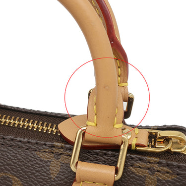 ルイヴィトン LOUIS VUITTON ナノ スピーディ M81085 モノグラム モノグラムキャンバス 2WAYバッグ ゴールド金具 ミニスピーディ ショルダーバッグ ハンドバッグ 茶