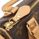 ルイヴィトン LOUIS VUITTON ナノ スピーディ M81085 モノグラム モノグラムキャンバス 2WAYバッグ ゴールド金具 ミニスピーディ ショルダーバッグ ハンドバッグ 茶