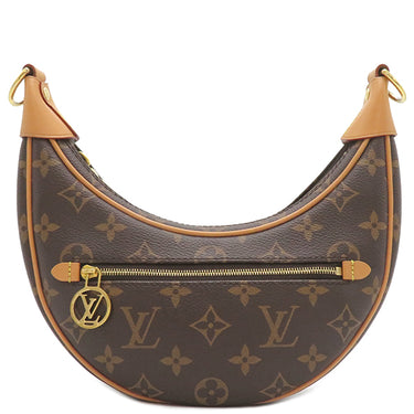 ルイヴィトン LOUIS VUITTON ループ M81098 モノグラム モノグラムキャンバス 2WAYバッグ ゴールド金具 茶 ハンドバッグ ショルダー