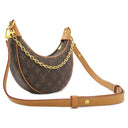 ルイヴィトン LOUIS VUITTON ループ M81098 モノグラム モノグラムキャンバス 2WAYバッグ ゴールド金具 茶 ハンドバッグ ショルダー