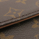 ルイヴィトン Louis Vuitton ウォレット オン チェーン アイビー M81911 モノグラム レザー モノグラムキャンバス 2WAYバッグ ゴールド金具 茶 ショルダー