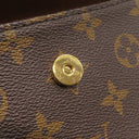 ルイヴィトン Louis Vuitton ウォレット オン チェーン アイビー M81911 モノグラム レザー モノグラムキャンバス 2WAYバッグ ゴールド金具 茶 ショルダー
