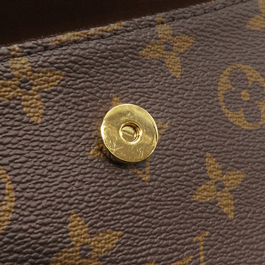 ルイヴィトン Louis Vuitton ウォレット オン チェーン アイビー M81911 モノグラム レザー モノグラムキャンバス 2WAYバッグ ゴールド金具 茶 ショルダー