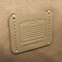 コーチ COACH シグネチャー モーガン クロスボディ CK438 SVUFH カーキ×ペールライム スムースレザー シグネチャーコーテッドキャンバス ショルダーバッグ シルバー金具 チェーンショルダー