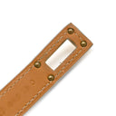 エルメス HERMES ケリードゥブルトゥール ホワイト ヴォースイフト GP T2 ブレスレット ゴールド金具 白 2重 2連 レザーブレス